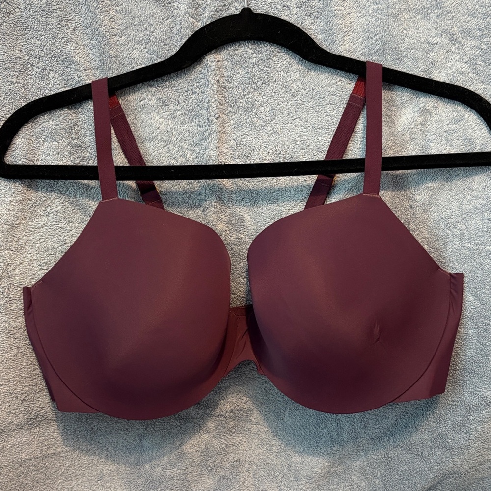 Soma Perfect Coverage Bra - deep plum